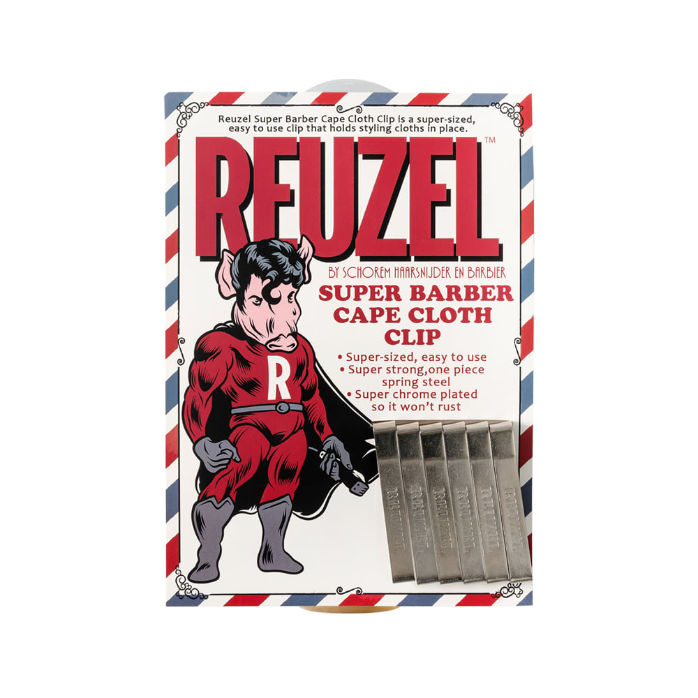 REUZEL Barber Cape Clip 6 Pack